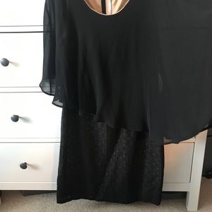 Emma & Michelle Black Lace Sheath Dress Sz 12 NWT